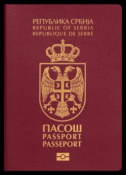 passport of Serbia