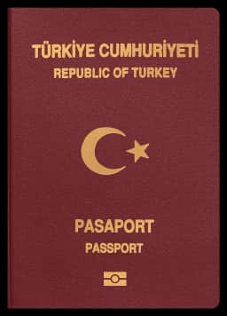 passport of Turkey
