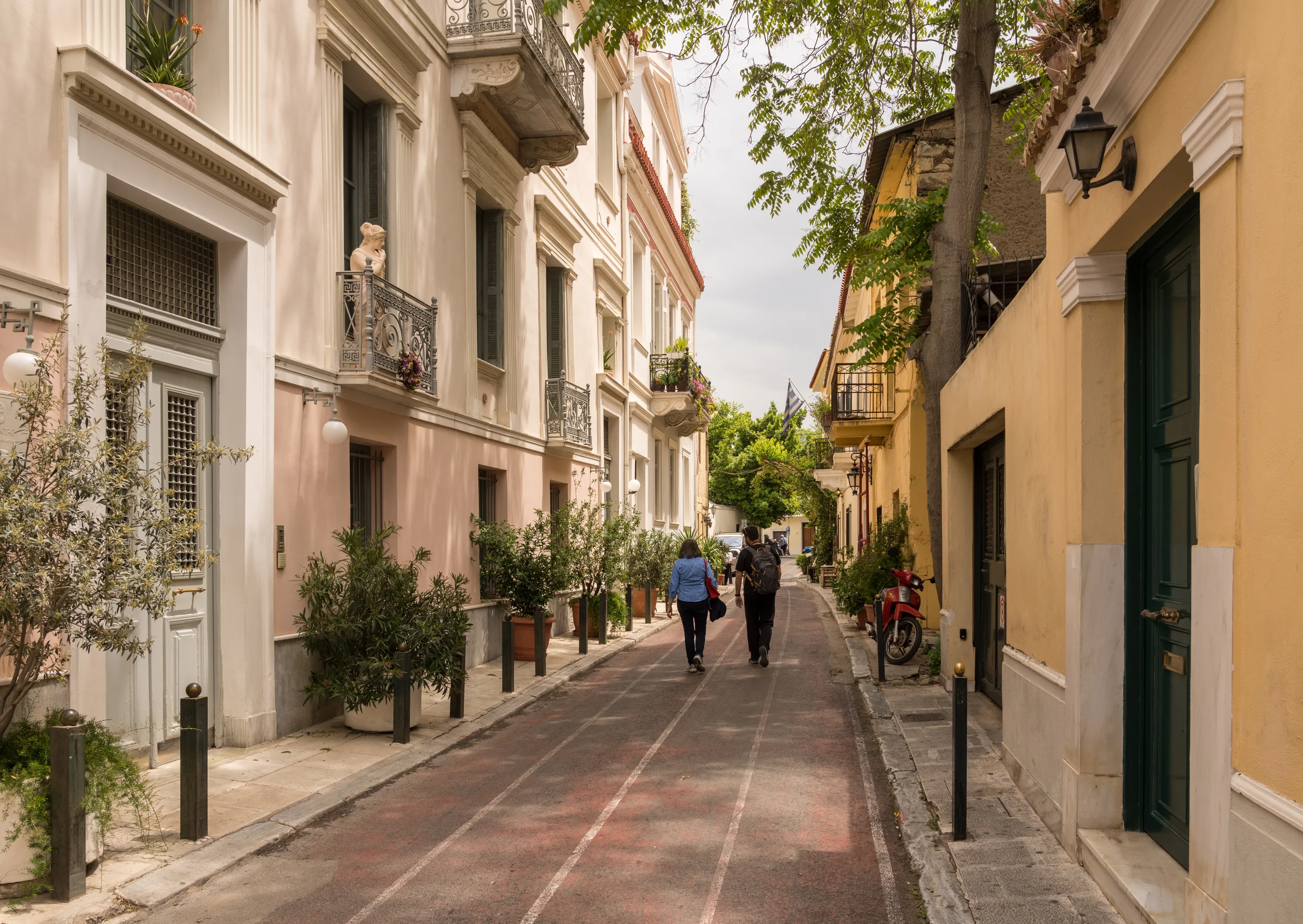 Property investment in Greece: a street in Athens
